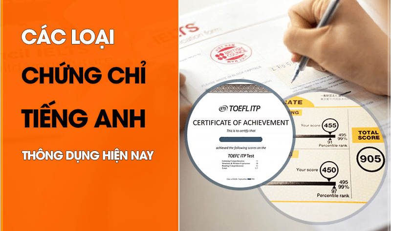 Các loại chứng chỉ tiếng Anh thông dụng tại Việt Nam