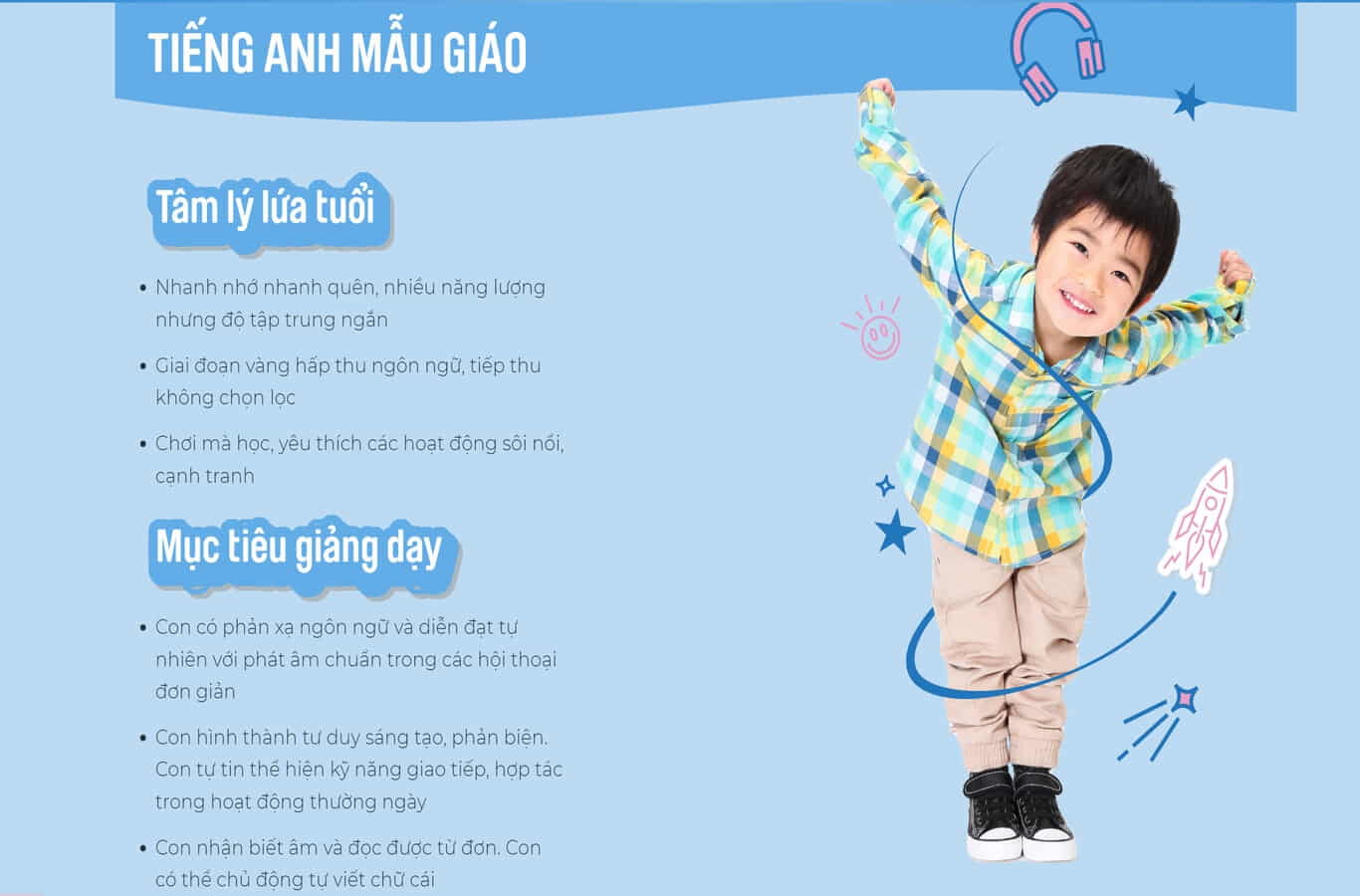 Tiếng anh mẫu giáo Apollo