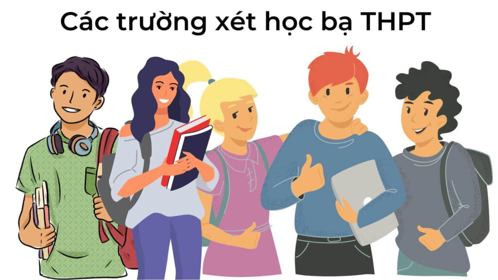 Các trường xét học bạ 2023