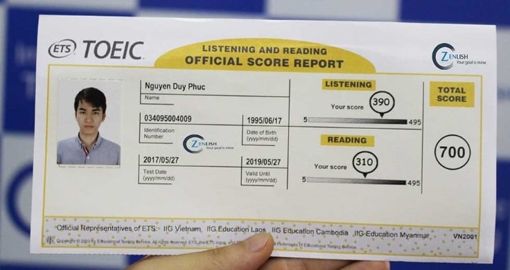 Chứng chỉ TOEIC