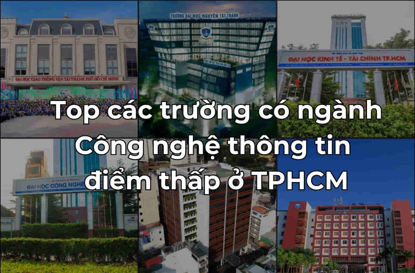 Top các trường có ngành Công nghệ thông tin điểm thấp ở TPHCM