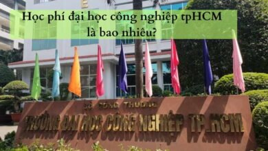 Học phí đại học Công nghiệp TpHCM là bao nhiêu