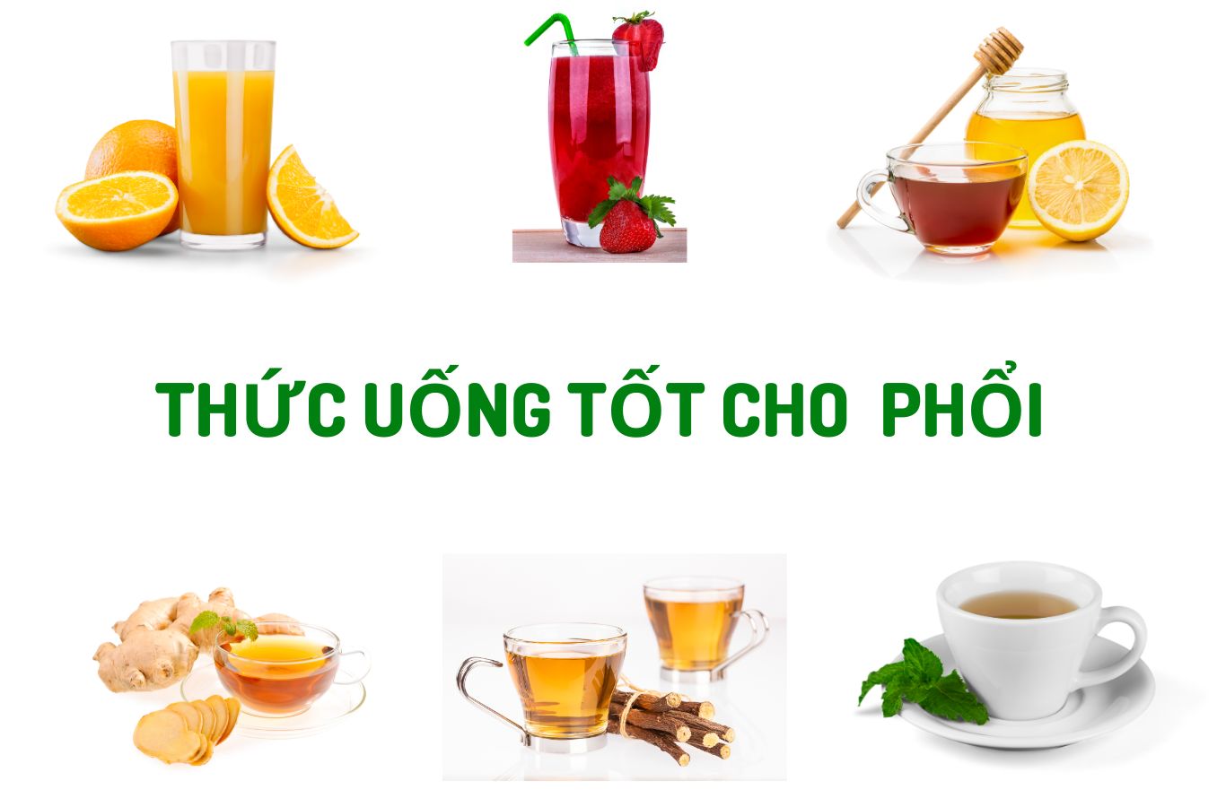 Thức uống tốt cho phổi giúp gia tăng sức đề kháng