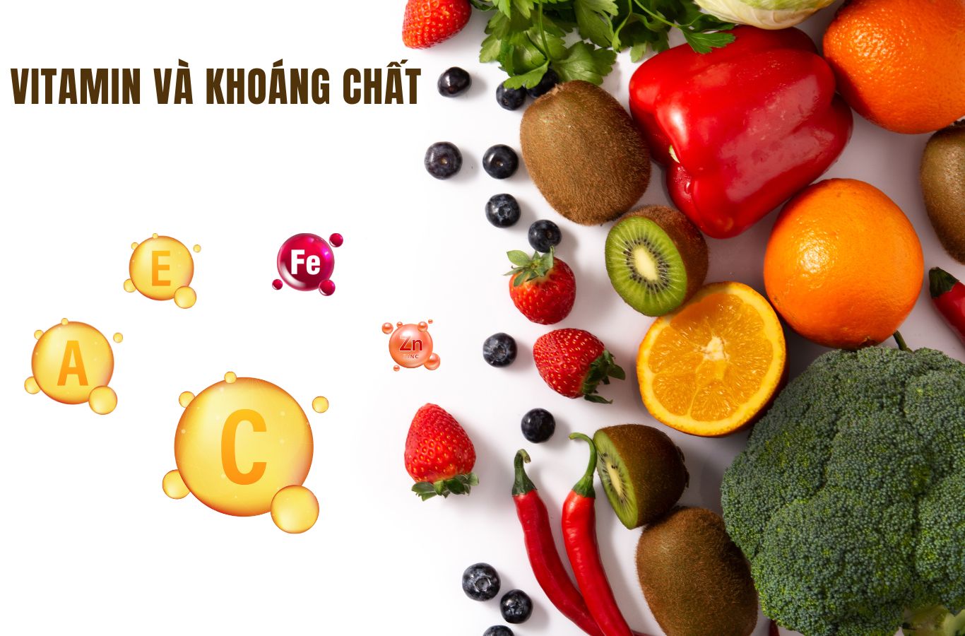 Bổ sung nhiều vitamin và khoáng chất giúp đẩy nhanh quá trình hồi phục 