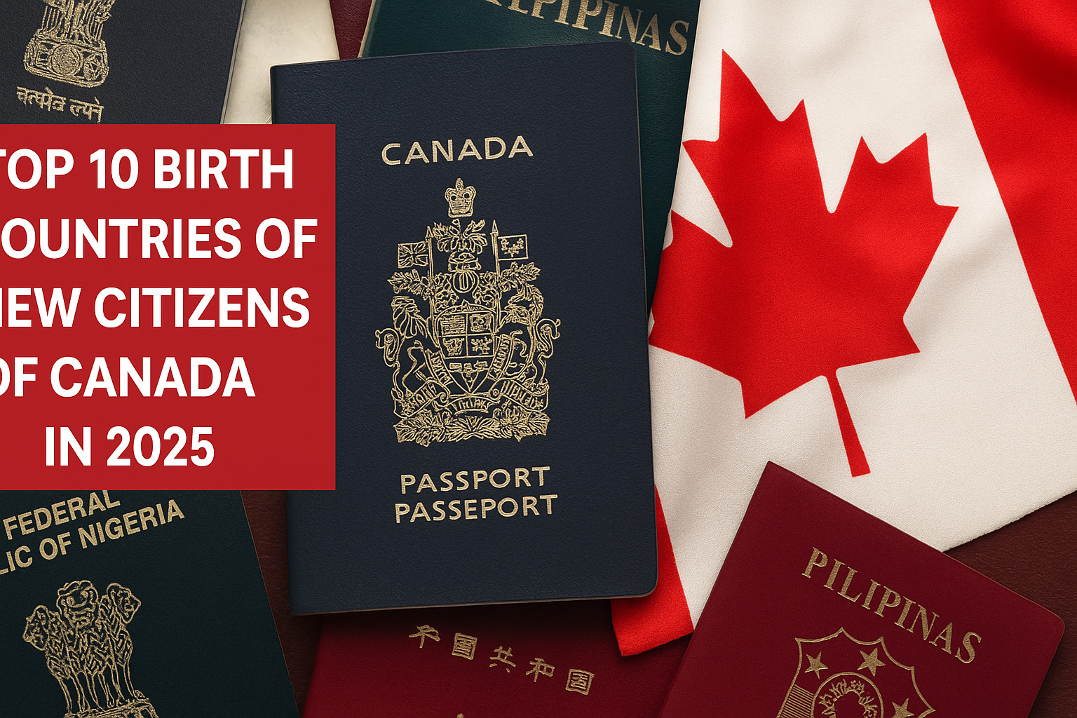 10 Quốc Gia Hàng Đầu Theo Nơi Sinh Của Công Dân Canada Quý 1 2025
