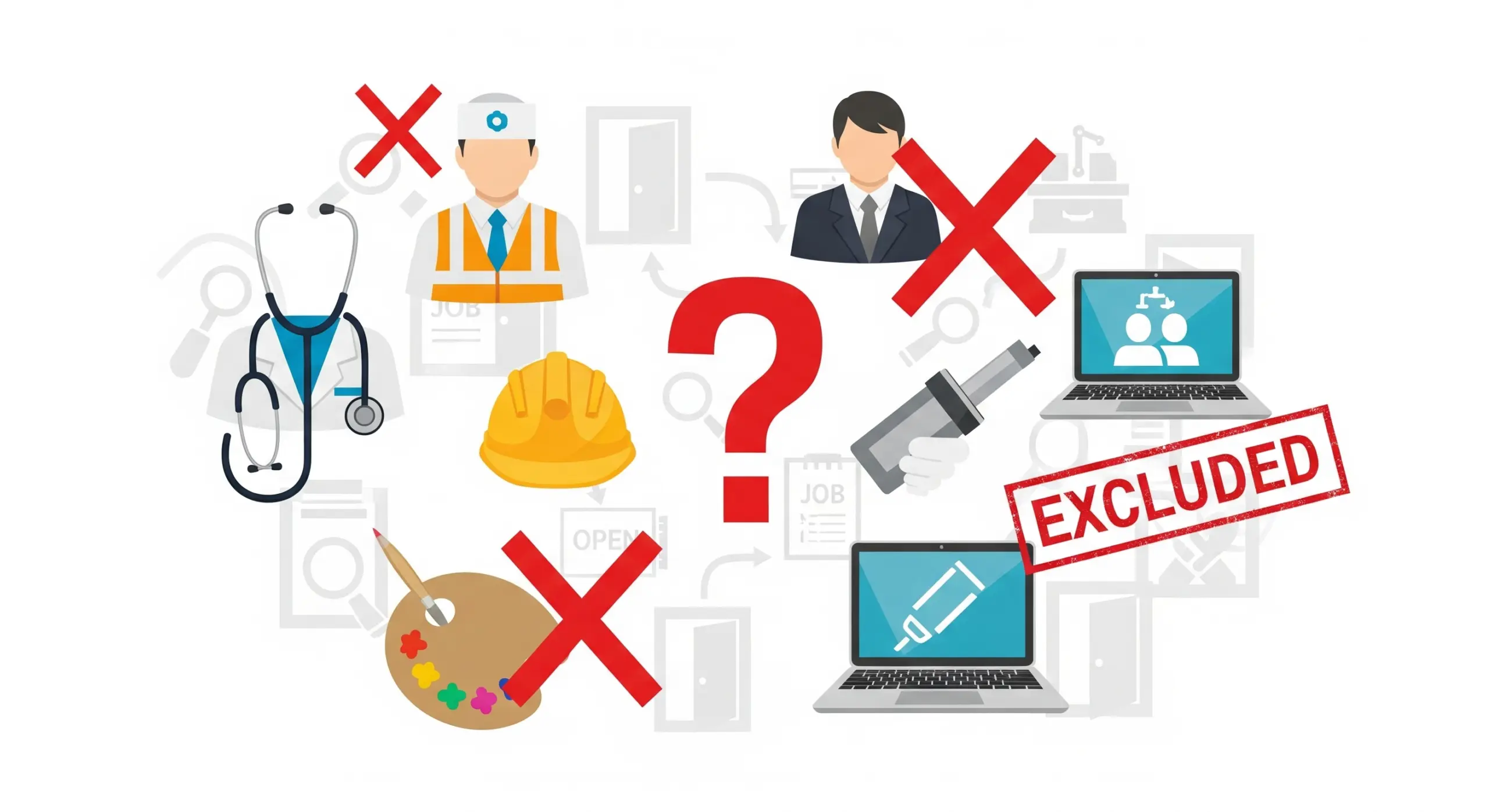 Bạn cần làm gì nếu nghề của bạn bị loại trừ