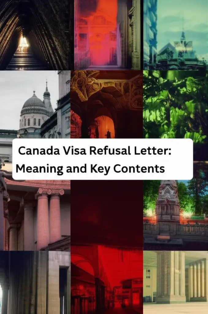 Thư từ chối visa Canada là gì?
