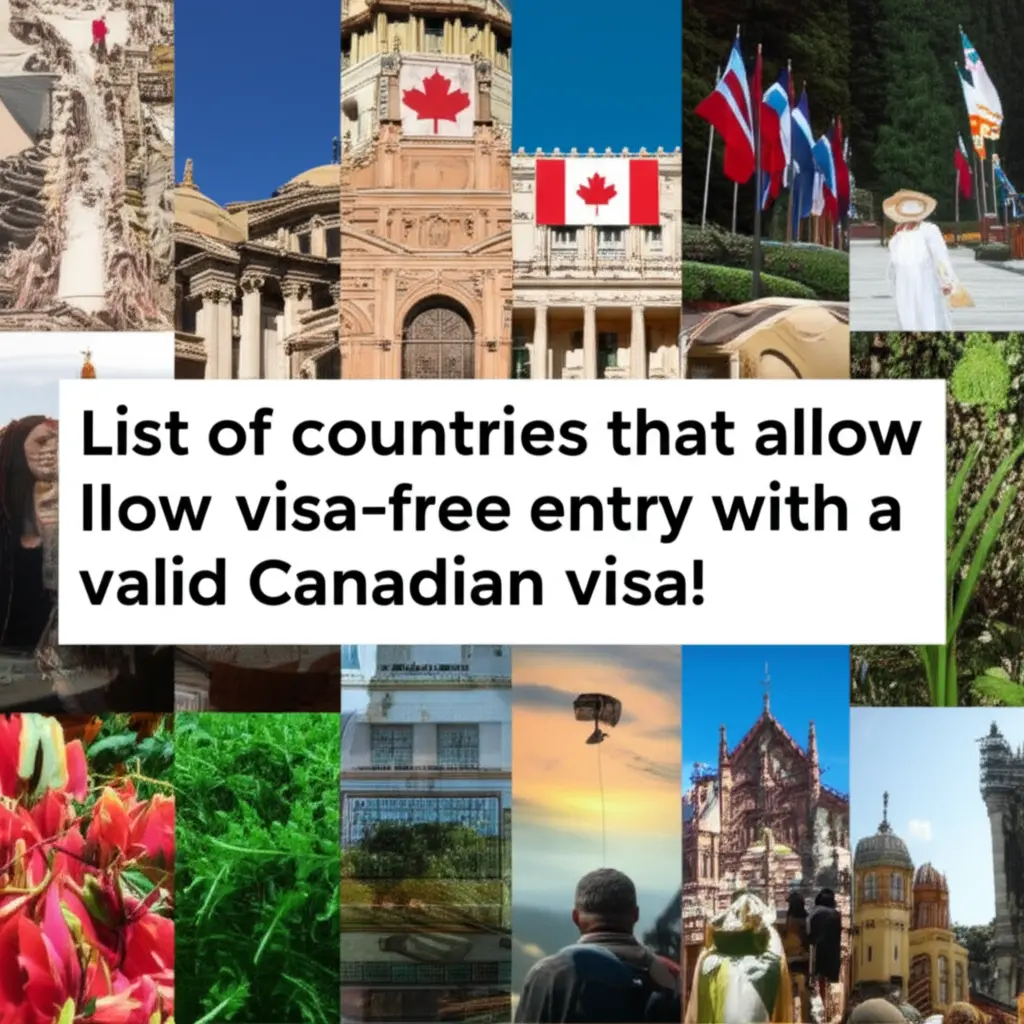 Những nước nào miễn visa cho người có visa Canada?