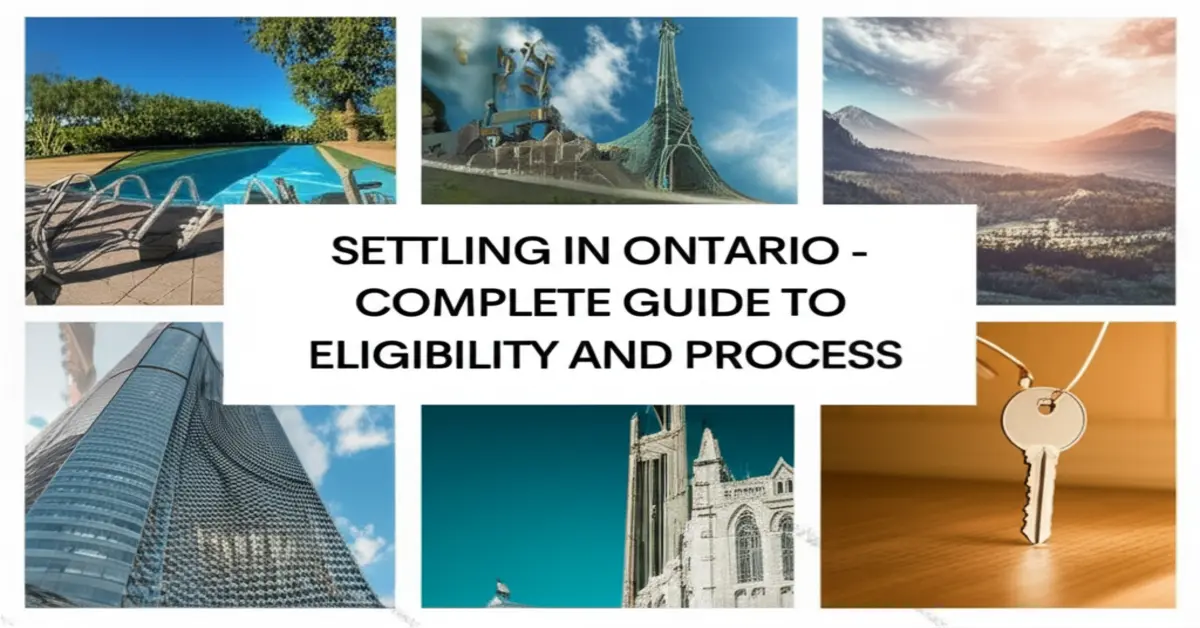 Định cư Ontario - Hướng dẫn đầy đủ điều kiện và quy trình