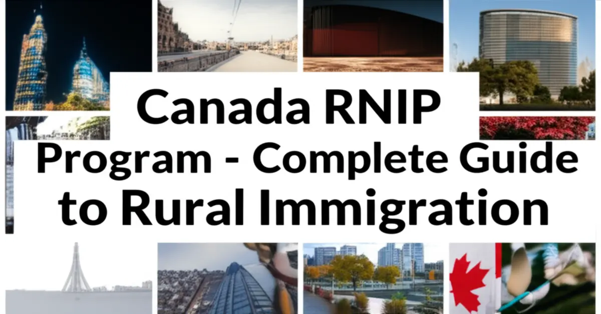 Chương trình RCIP Canada - Hướng dẫn định cư nông thôn đầy đủ