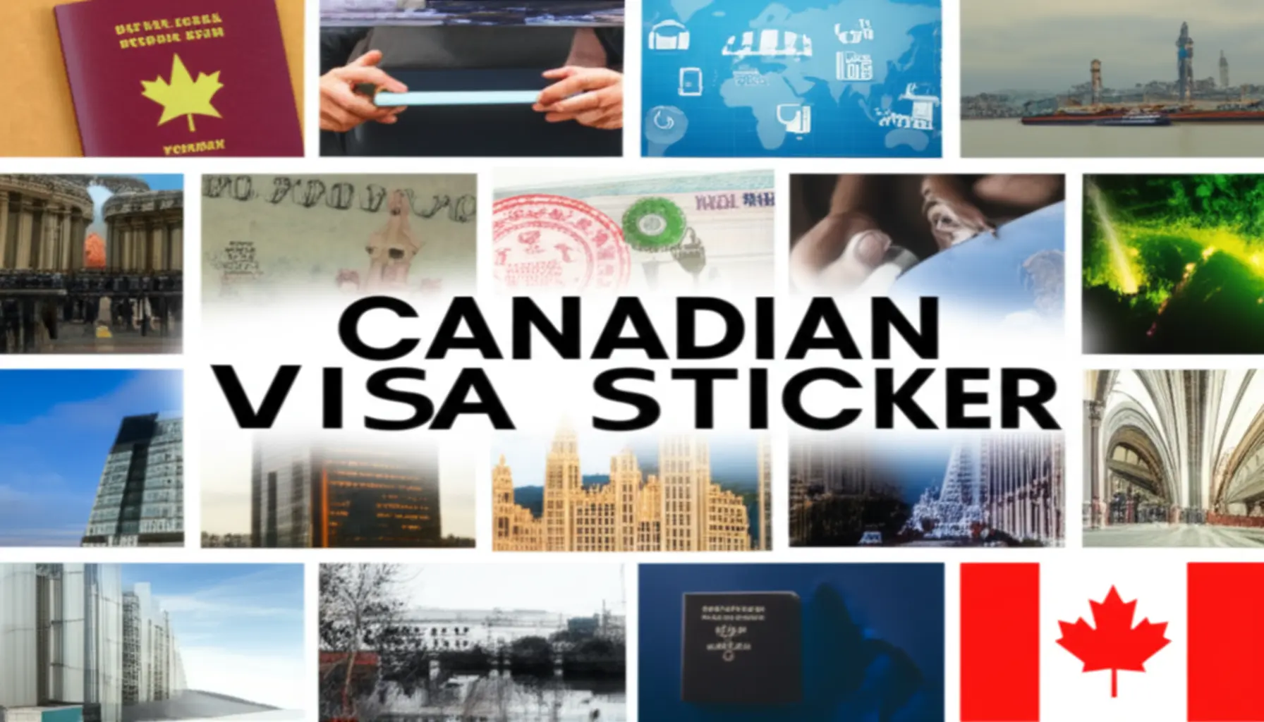 Hộ chiếu nào được dán visa Canada?