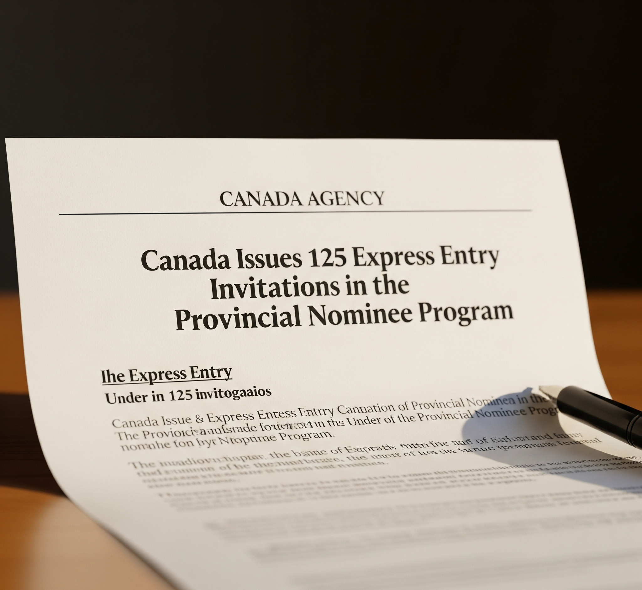 Canada cấp 125 Thư mời nộp hồ sơ (ITA) theo chương trình Đề cử Tỉnh bang (PNP)