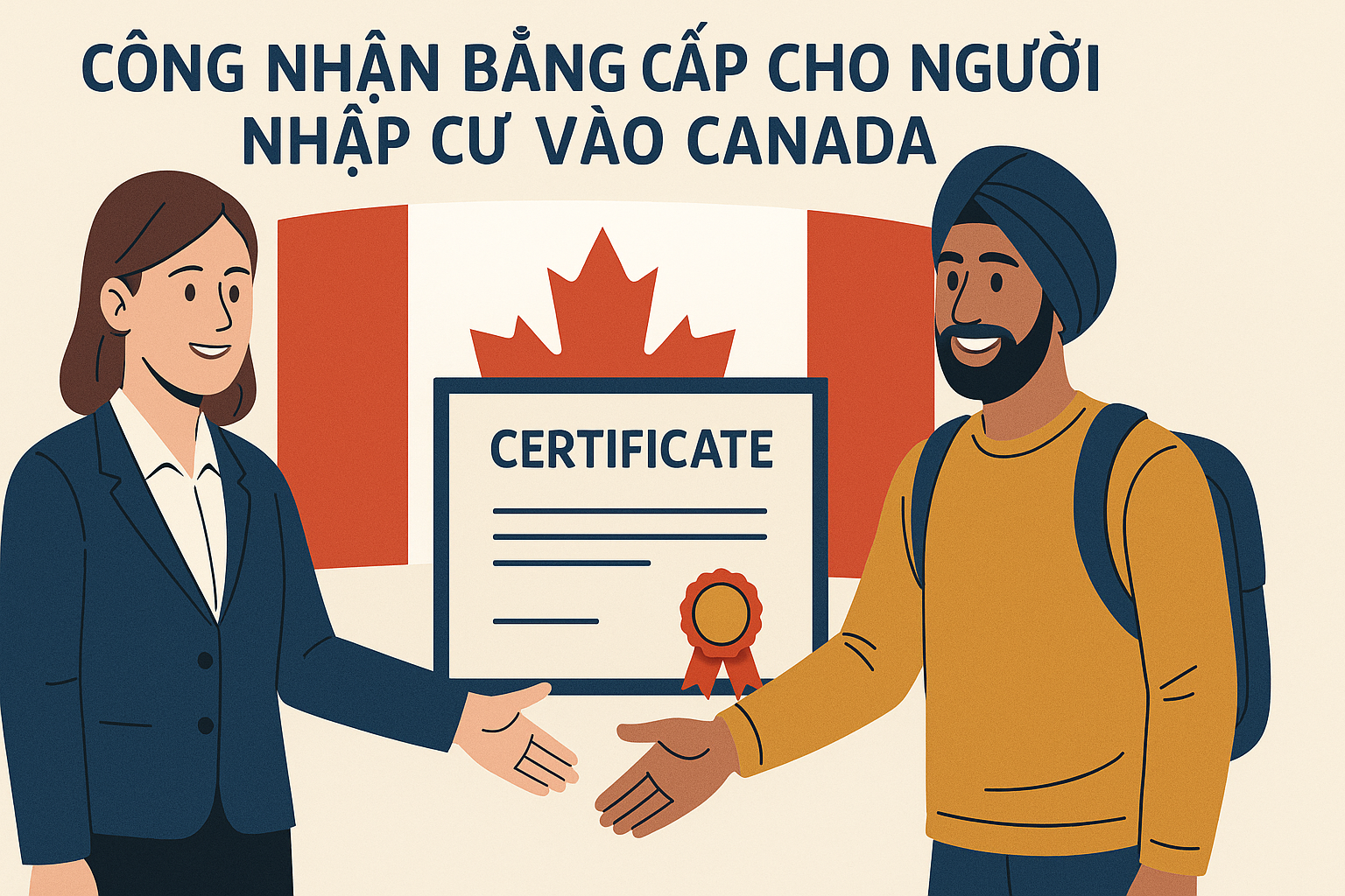 Công Nhận Bằng Cấp Cho Người Nhập Cư Vào Canada