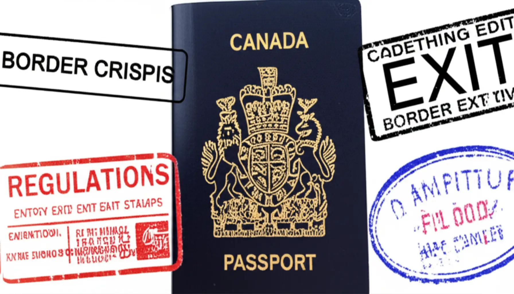 Khi nhập cảnh vào hoặc rời khỏi sân bay ở Canada, quy trình đóng dấu diễn ra như thế nào?