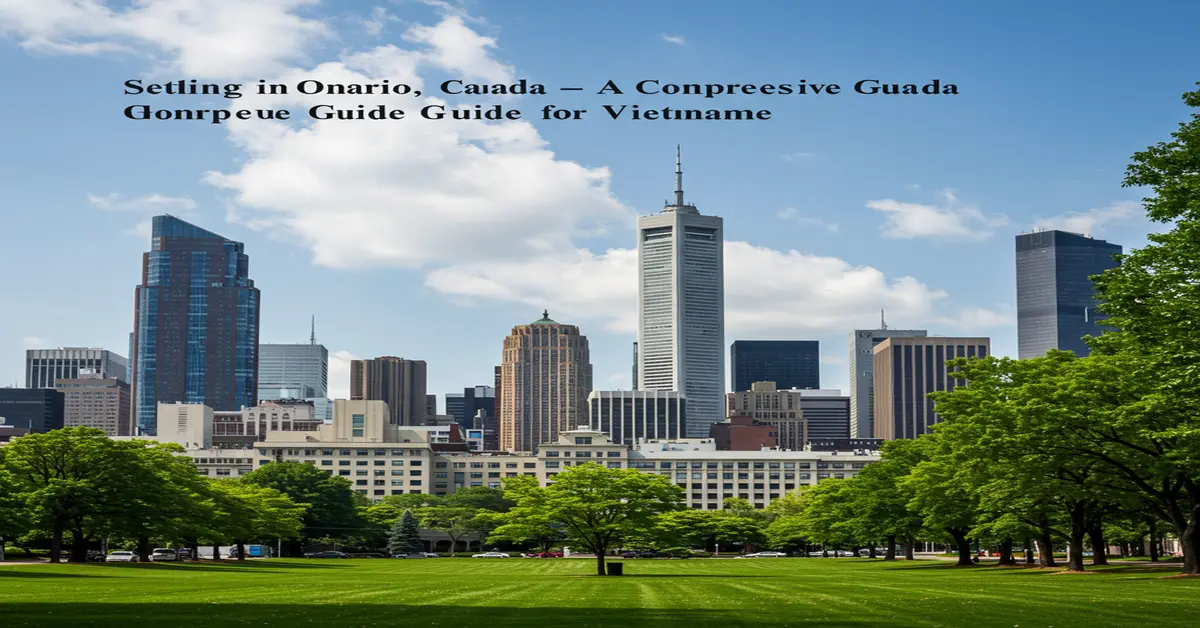 Định cư Ontario Canada - Hướng dẫn toàn diện cho người Việt