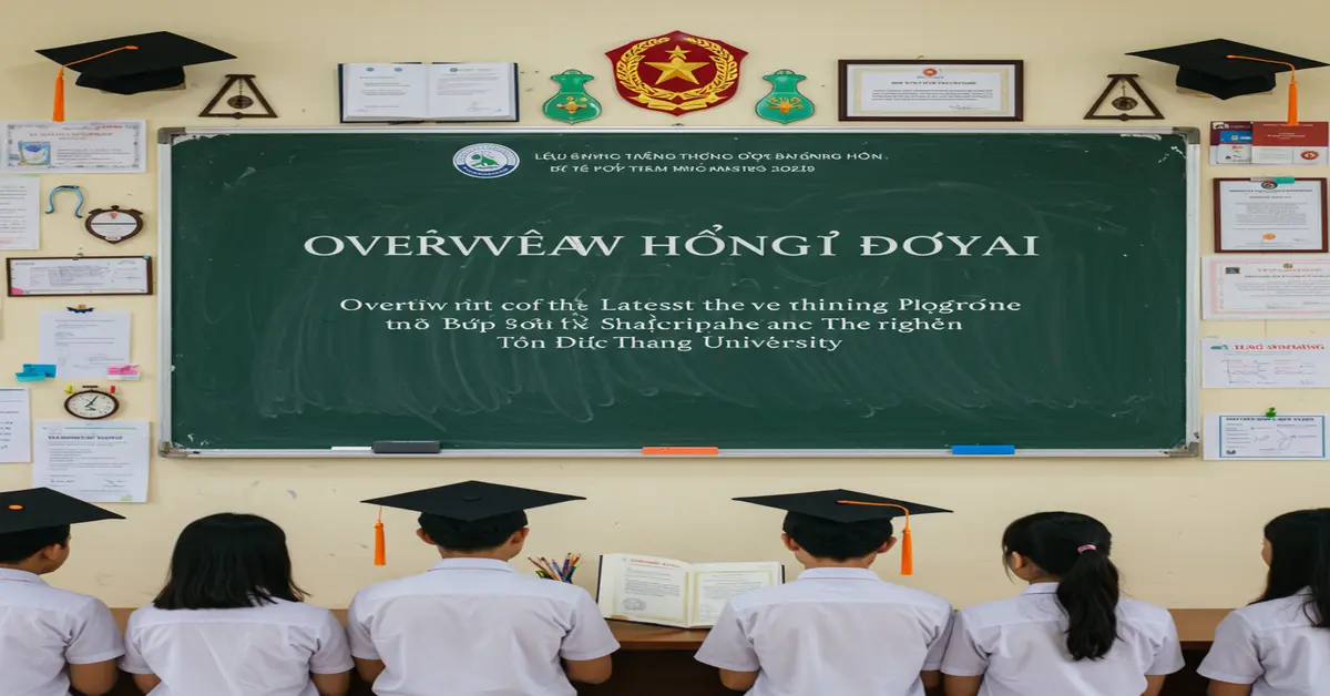 Tổng quan ngành đào tạo Đại học Tôn Đức Thắng mới nhất