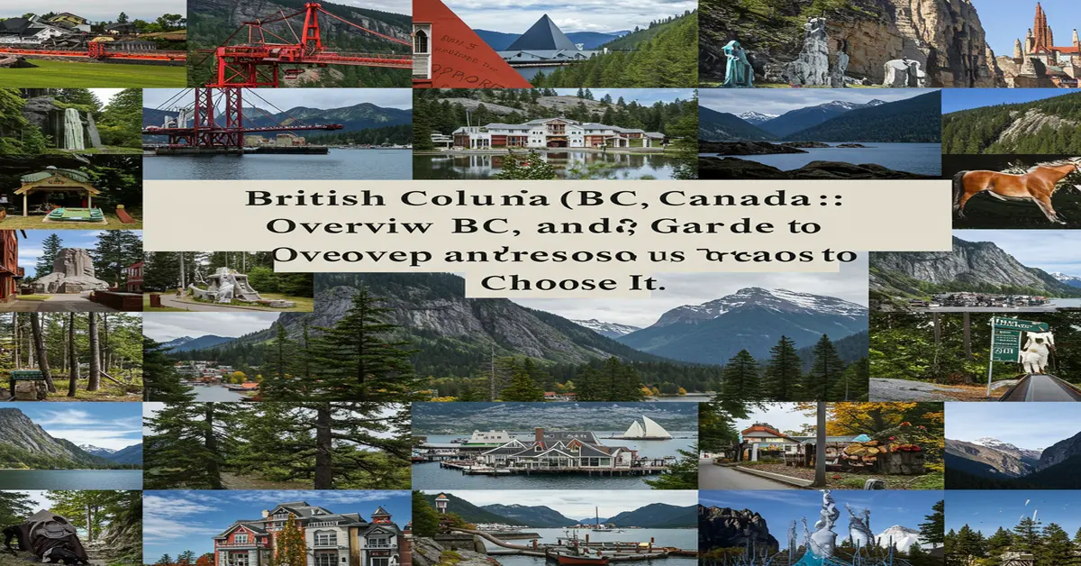 Tỉnh bang British Columbia nằm ở đâu tại Canada?